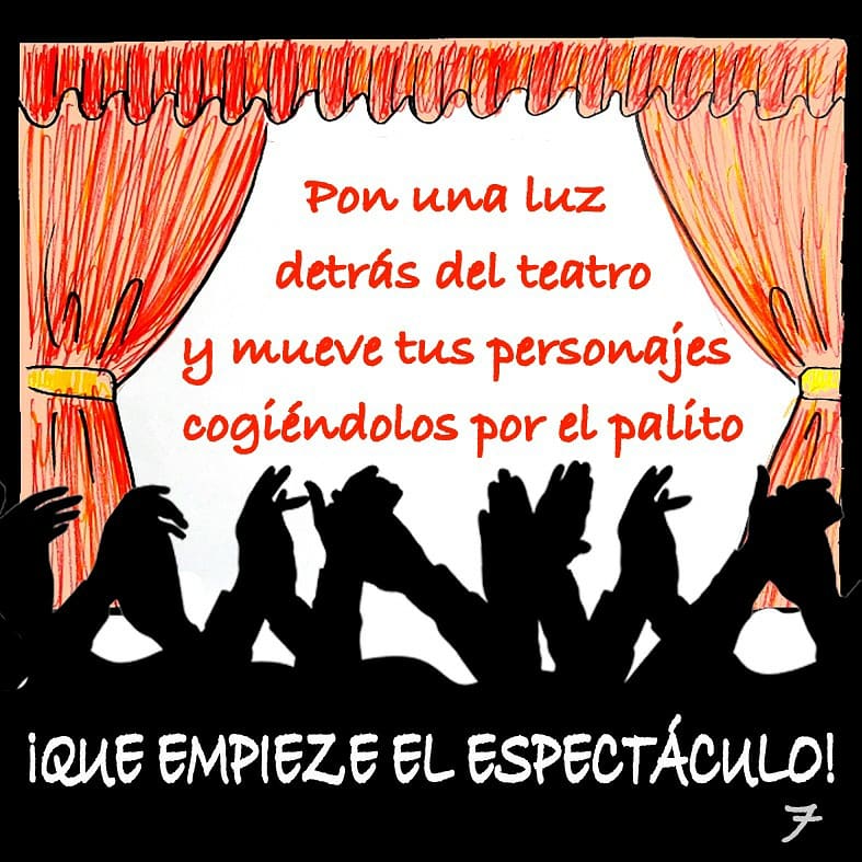 Luz detrás del teatro